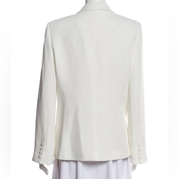 Cinq à Sept Kloe Braided White Blazer - Picture 3 of 10